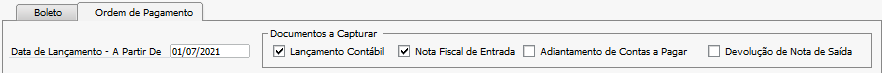 Ordem Pagamento